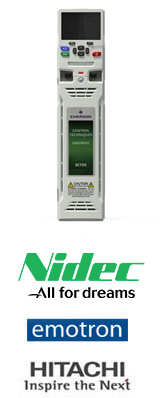 Frequenzumrichter von Nidec Control Techniques und Leroy Somer Drehstrommotoren