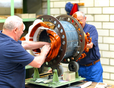 Montage und Instandsetzung Elektromotor deutschlandweit vor Ort